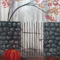 Halloween Themed Wine and Paint Class