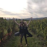 Yoga at a Winery - WineDown Yoga at Breaux Vineyards