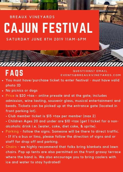 22nd Annual Cajun Festival