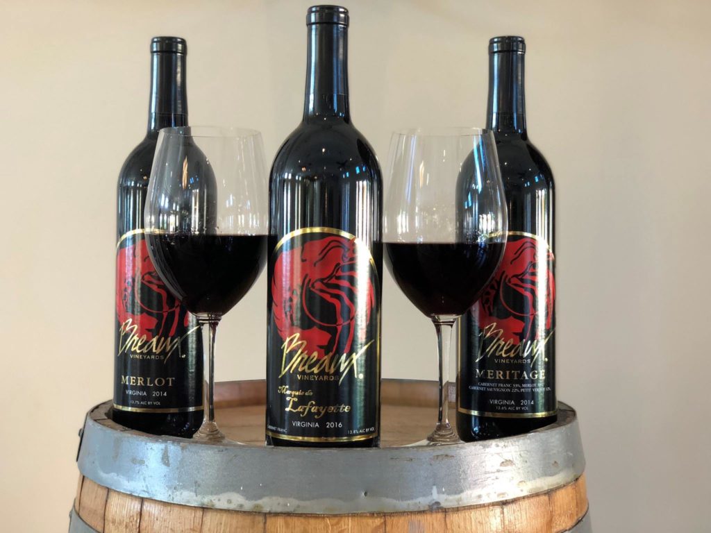 The History of Virginia Wine Breaux Vineyards Top Winery & Tasting
