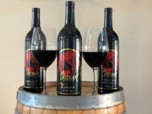 Red Wine at Breaux Vineyards